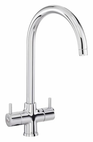 CDA TF55CH Contemporary Monobloc Filter Tap with Swan Neck Spout