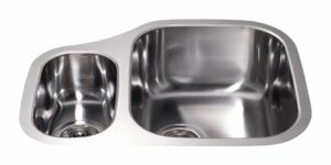 CDA KCC27SS Undermount Right-Hand One And A Half Bowl Sink