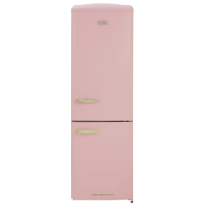 CDA Florence Tea Rose Retro 60cm Freestanding Frost Free 60/40 Fridge Freezer