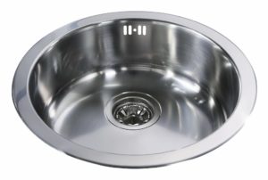 CDA KR21SS Single Round Bowl Sink