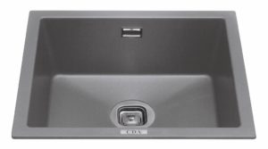 CDA KMG24GR Composite Undermount Inset Single Bowl Sink