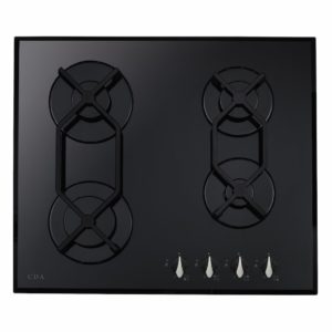 CDA HVG621BL Four Burner Gas On Glass Hob