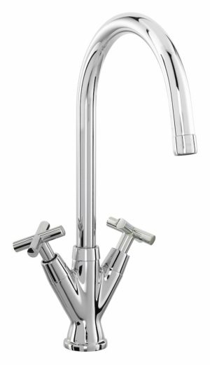 CDA TC41CH Quarter Turn Cross Handle Monobloc Tap