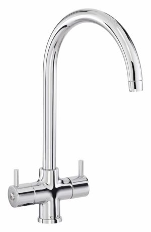 CDA TC55CH Monobloc Tap with Swan Neck Spout