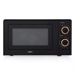 Tower T24029RG 700W 17L Manual Microwave - Black/Rose Gold