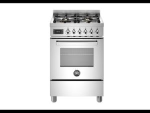 Bertazzoni PRO64L1EXT Professional 60cm Dual Fuel Single Cooker - Stainless Steel