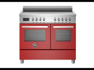 Bertazzoni PRO105I2EROT Professional 100cm Range Cooker Twin Oven Induction Gloss Red