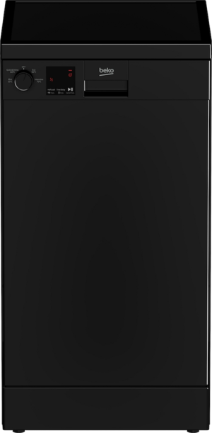 Beko DVS04020B Freestanding Slimline Dishwasher - Black