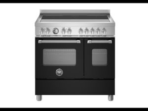 Bertazzoni MAS95I2ENEC Master 90cm Range Cooker Twin Oven Induction Matt Black