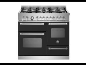 Bertazzoni MAS106L3ENEC Master 100cm Range Cooker XG Oven Dual Fuel Matt Black