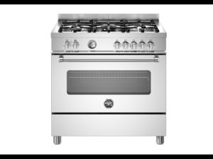 Bertazzoni MAS95C1EXC Master 90cm Range Cooker Single Oven Dual Fuel Stainless Steel