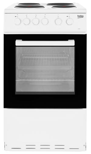 Beko KS530W 50cm Single Cavity Electric Cooker - White