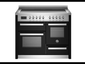 Bertazzoni PRO115I3ENET Professional 110cm Range Cooker XG Oven induction Gloss Black