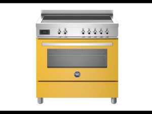 Bertazzoni PRO95I1EGIT Professional 90cm Range Cooker Single Oven Induction Gloss Yellow