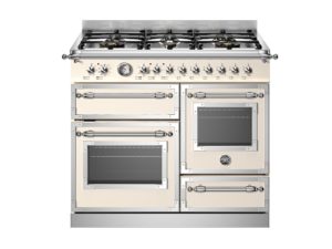 Bertazzoni HER106L3EAVT Heritage 100cm Range Cooker XG Oven Dual Fuel Ivory