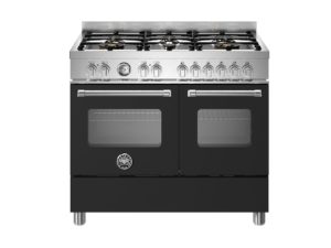 Bertazzoni MAS106L2ENEC Master 100cm Range Cooker Twin Oven Dual Fuel Matt Black