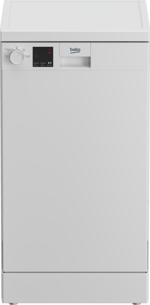 Beko DVS04X20W Freestanding Slimline Dishwasher - White