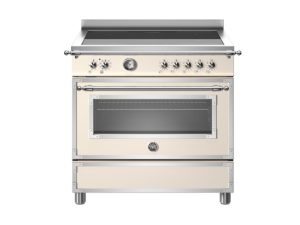 Bertazzoni HER95I1EAVT Heritage 90cm Range Cooker Single Oven Induction Ivory