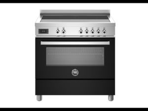 Bertazzoni PRO95I1ENET Professional 90cm Range Cooker Single Oven Induction Gloss Black