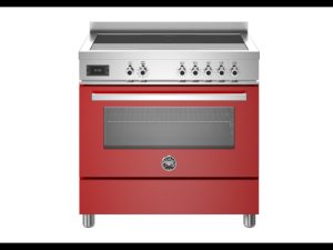 Bertazzoni PRO95I1EROT Professional 90cm Range Cooker Single Oven Induction Gloss Red