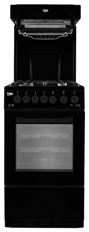 Beko KA52NEK Freestanding Gas Single Oven Cooker - Black