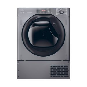 Haier HDB4 H7A2TBERX80 Series 4 7kg A++ Rated Integrated Tumble Dryer - Graphite