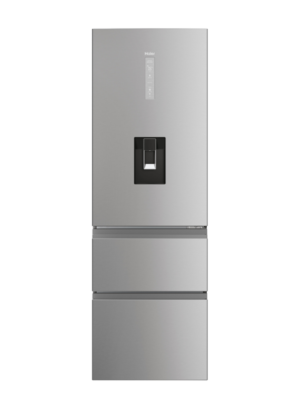 Haier HTW5618DWMG 3 Door Fridge Freezer - Silver - D Rated