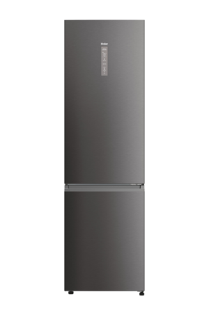 Haier HDPW5620ANPD Fridge Freezer - Platinum Inox - A Rated