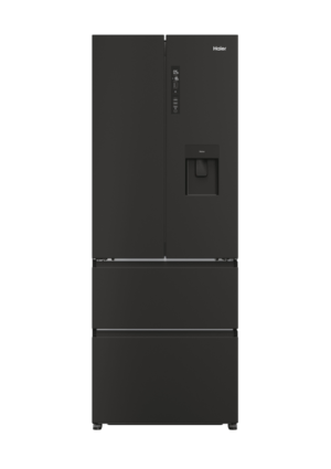 Haier HFR5719EWPB French Door Fridge Freezer - Slate Black - E Rated