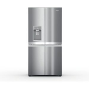 Hotpoint HQ9IMO2LG Plumbed Total No Frost American Fridge Freezer - Stainless Steel