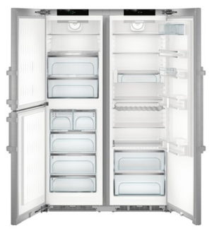 Liebherr SBSes8483 688L Freestanding Fridge Freezer Side by Side Combination