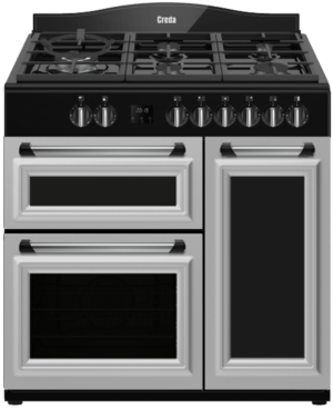 Creda C90RCDFTS 90cm 3 Cavity Traditional Dual Fuel Range Cooker