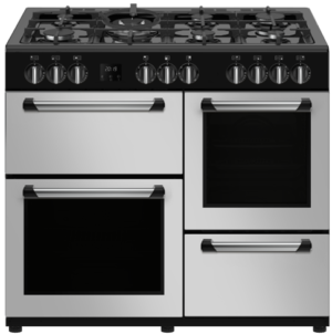 Creda C100RCDFCS 100cm 4 Cavity Contemporary Dual Fuel Range Cooker