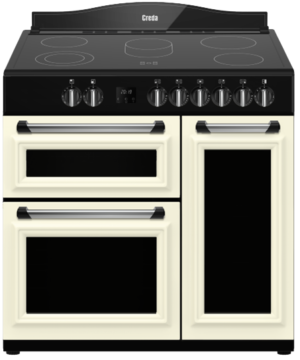 Creda C90RCCTCRM 90cm 3 Cavity Traditional Ceramic Range Cooker