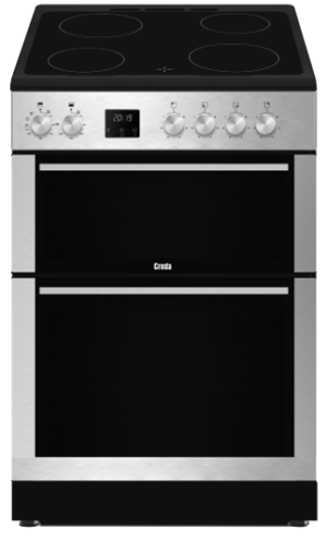 Creda C60CDOS 60cm Freestanding Ceramic Double Oven Cooker