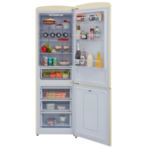 CDA Florence Barley Retro 60cm Freestanding Frost Free 60/40 Fridge Freezer - Image 2