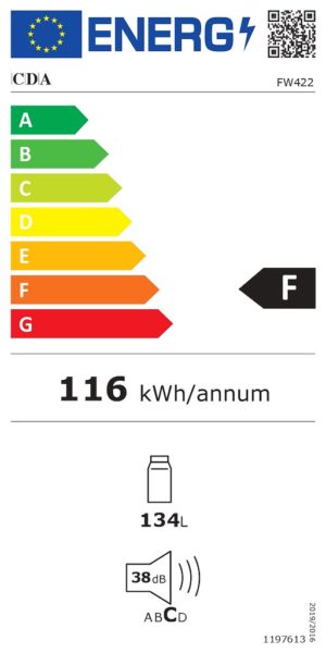 CDA FW422 Integrated In-Column Larder Fridge - Image 3