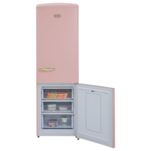 CDA Florence Tea Rose Retro 60cm Freestanding Frost Free 60/40 Fridge Freezer - Image 3