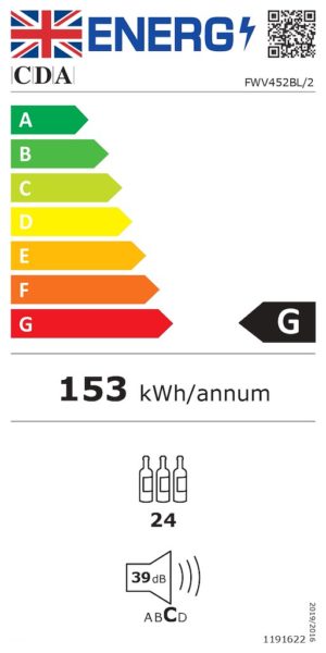 CDA FWV452 Integrated Compact Wine Cooler - Image 2