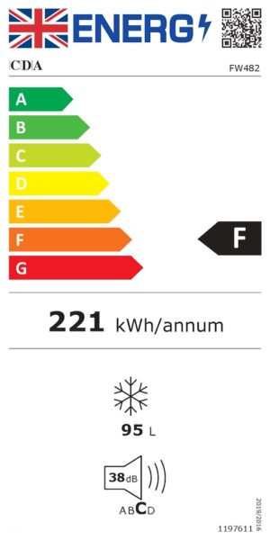 CDA FW482 Integrated In-Column Freezer - Image 2