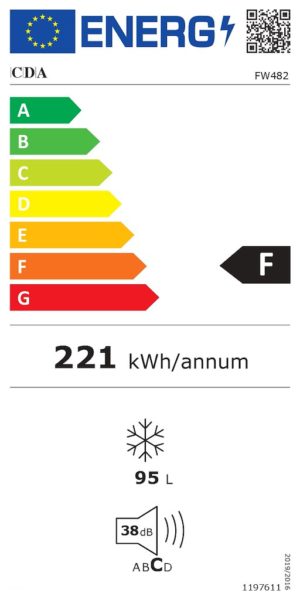 CDA FW482 Integrated In-Column Freezer - Image 3