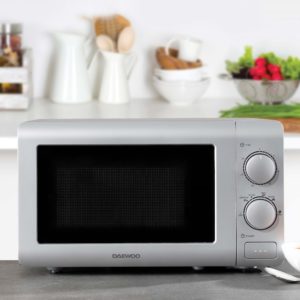 Daewoo SDA2477GE 800W Manual Microwave Silver - Image 3