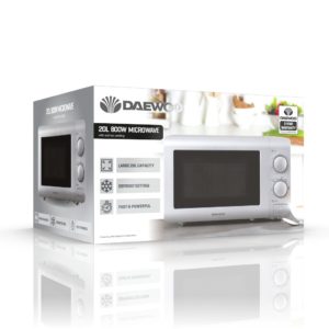 Daewoo SDA2477GE 800W Manual Microwave Silver - Image 5