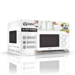 Daewoo SDA2478GE 800W Manual Microwave White - Image 5