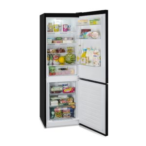 Montpellier MAB386K Retro No Frost Fridge Freezer in Black - Image 4