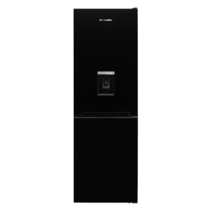 Montpellier 50/50 Low Frost Fridge Freezer with Water Dispenser in Black