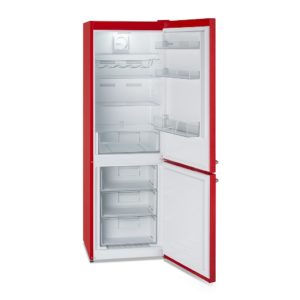 Montpellier MAB386R Retro No Frost Fridge Freezer in Red - Image 4