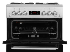 Beko KDG653S 60cm Freestanding Gas Double Oven Cooker - Silver - Image 4