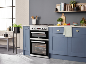 Beko KDG653S 60cm Freestanding Gas Double Oven Cooker - Silver - Image 5