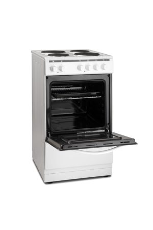 Montpellier MSE46W 50cm Electric Cooker in White - Image 2